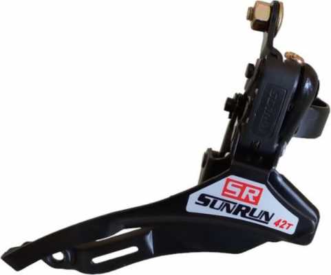 Переключатель передний SUNRUN FD-QD-35A 28.6 мм нижняя тяга